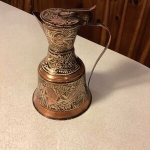 Rare Vintage Dallah antique copper coffee pot, vintage 1950’s,REDUCED